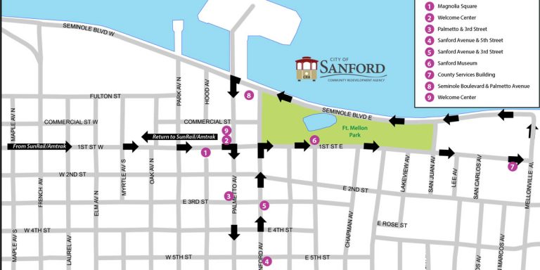 Free Trolley to Historic Downtown Sanford from Amtrak Auto Train or ...